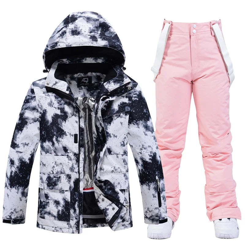 Women's Snow Wear 10k Waterproof Ski Suit Set