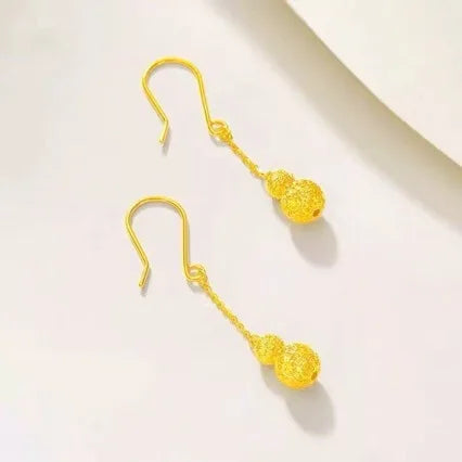 pure gold earrings for women