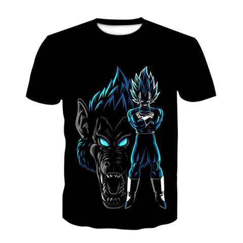 Dragon Ball Z Streetwear Goku Vegeta T-shirts