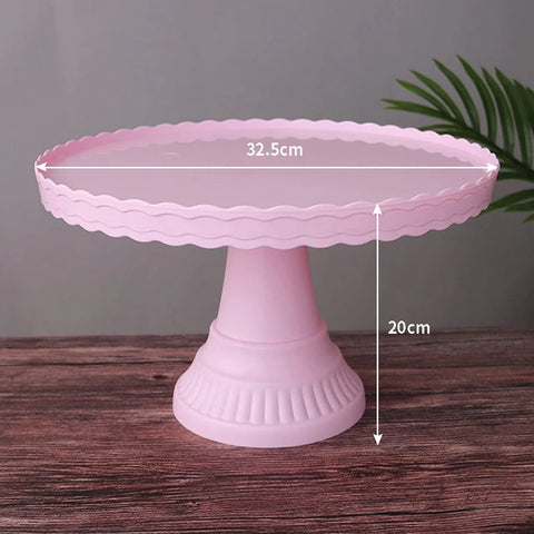 1pc Durable Cake Display Stand Dessert Storage