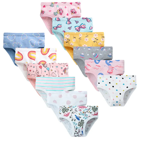 2-7 Years Girls Panties 3pcs