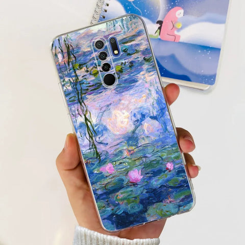 For Xiaomi Redmi 9 Prime Case Fashion Marble Soft Silicone Transparent Phone Back Cover For Xiaomi Redmi 9 Bumper on Redmi9 Capa