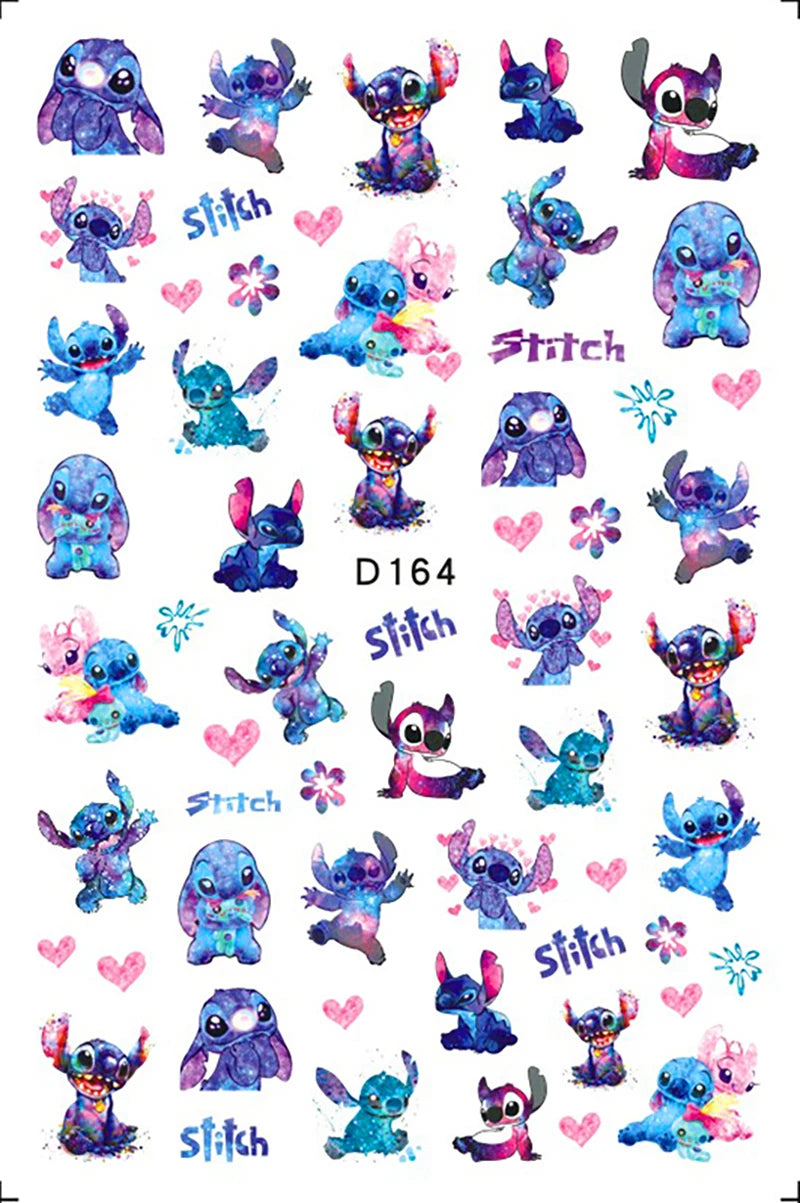 Anime Lilo & Stitch Nail Stickers