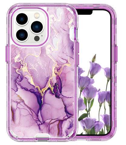 Gradient Colorful Marble Armor Case For iPhone 15 14 Pro MAX 13 12 11 X XS XR 7 8 14 Plus PC Bumper Shockproof Phone Cover