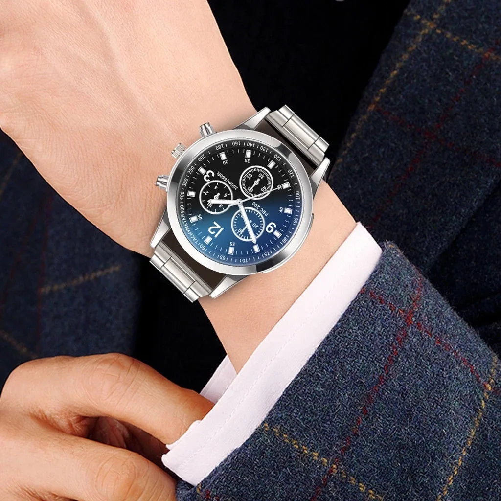 Fashion Blu-ray Roman Watch for Man