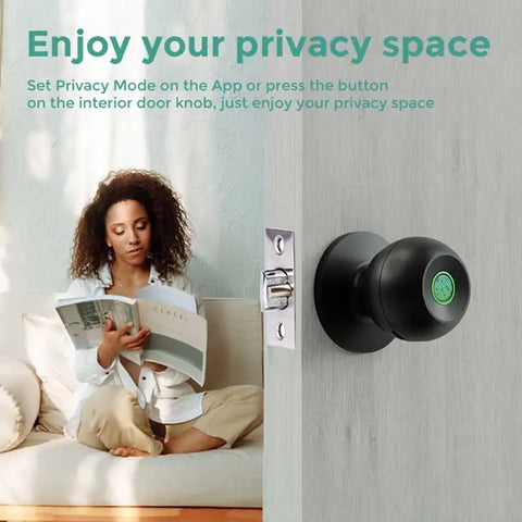 Tuya App Fingerprint Smart Lock with Bluetooth Digital Door Lock Keyless Entry Home House Apartment