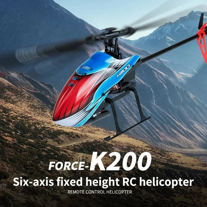 WLtoys RC Helicopters k200 K127 2.4Ghz 4CH 6-Aixs Gyroscope Fixed Height Single Blade Propellor Gyro Mini RC Toys For Kids Gift