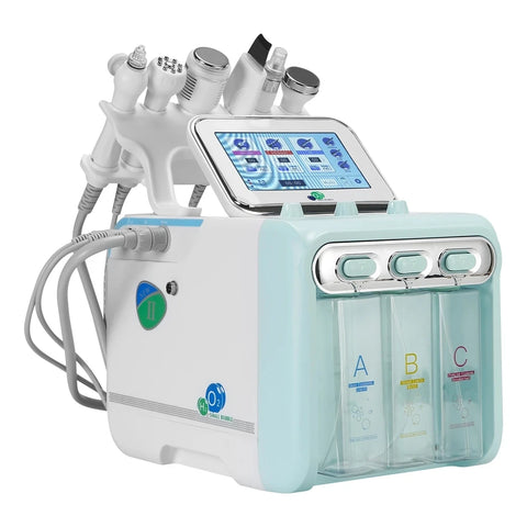 2024 6-in-1 Portable Hydro Dermatoration Skin Care Beauty  Machine Water Oxyge-n Jet Hydro Diamond Peeling Microdermarcation