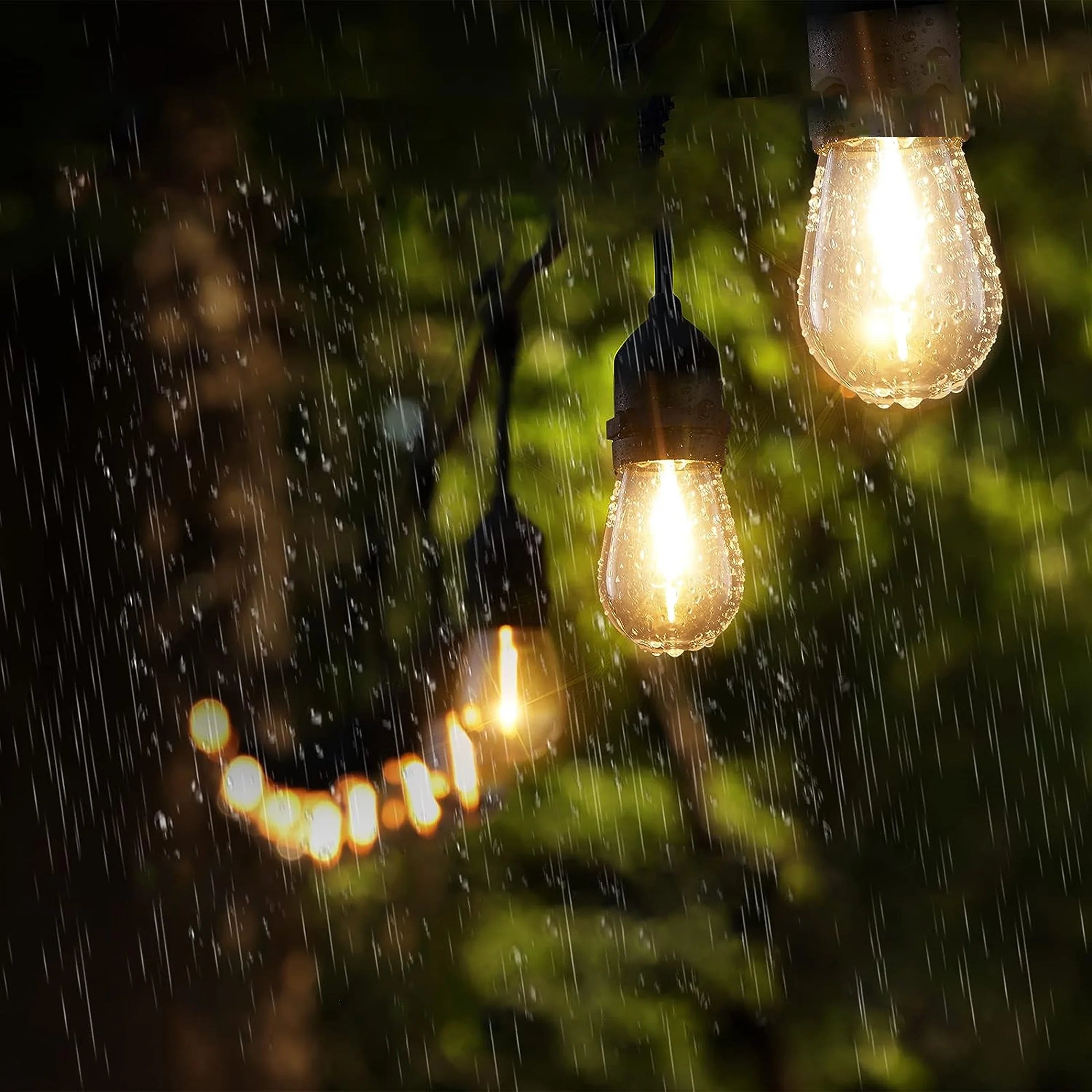 Waterproof Outdoor Festoon LED String Lights Decoration For Garden Holiday Wedding