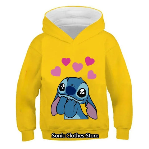 Children Hoodies Letter Cotton Kawaii Sweatshirt