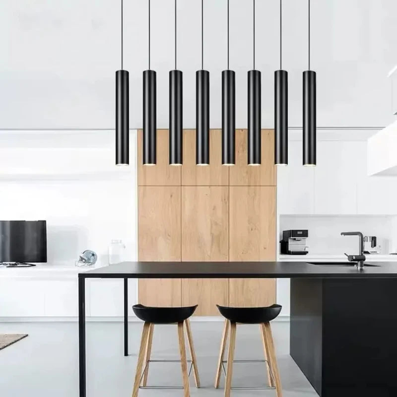 Modern Pendant Lights LED Cylindrical