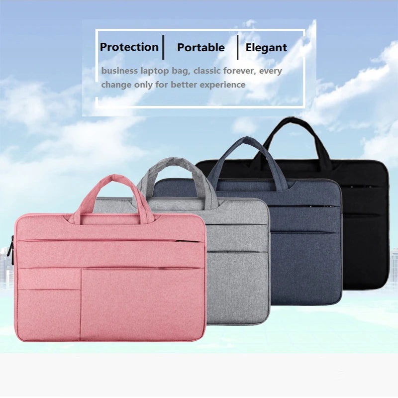 Handbag Laptop Bag 12 13 14 15 15.6 Inch For Apple MacBook Air ASUS Case Cover Notebook Accessory Women Men Briefcase