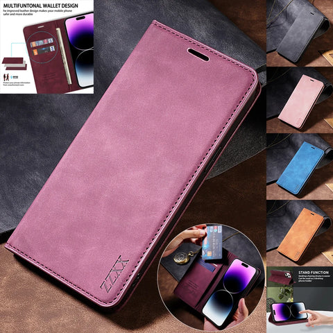 Luxury Wallet Skin Friendly Magnetic Flip