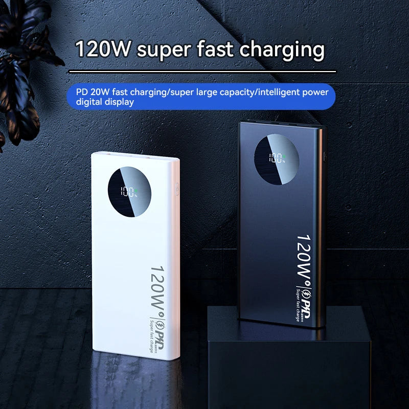 120W Super Fast Charging 50000mAh Thin and Light Power Bank