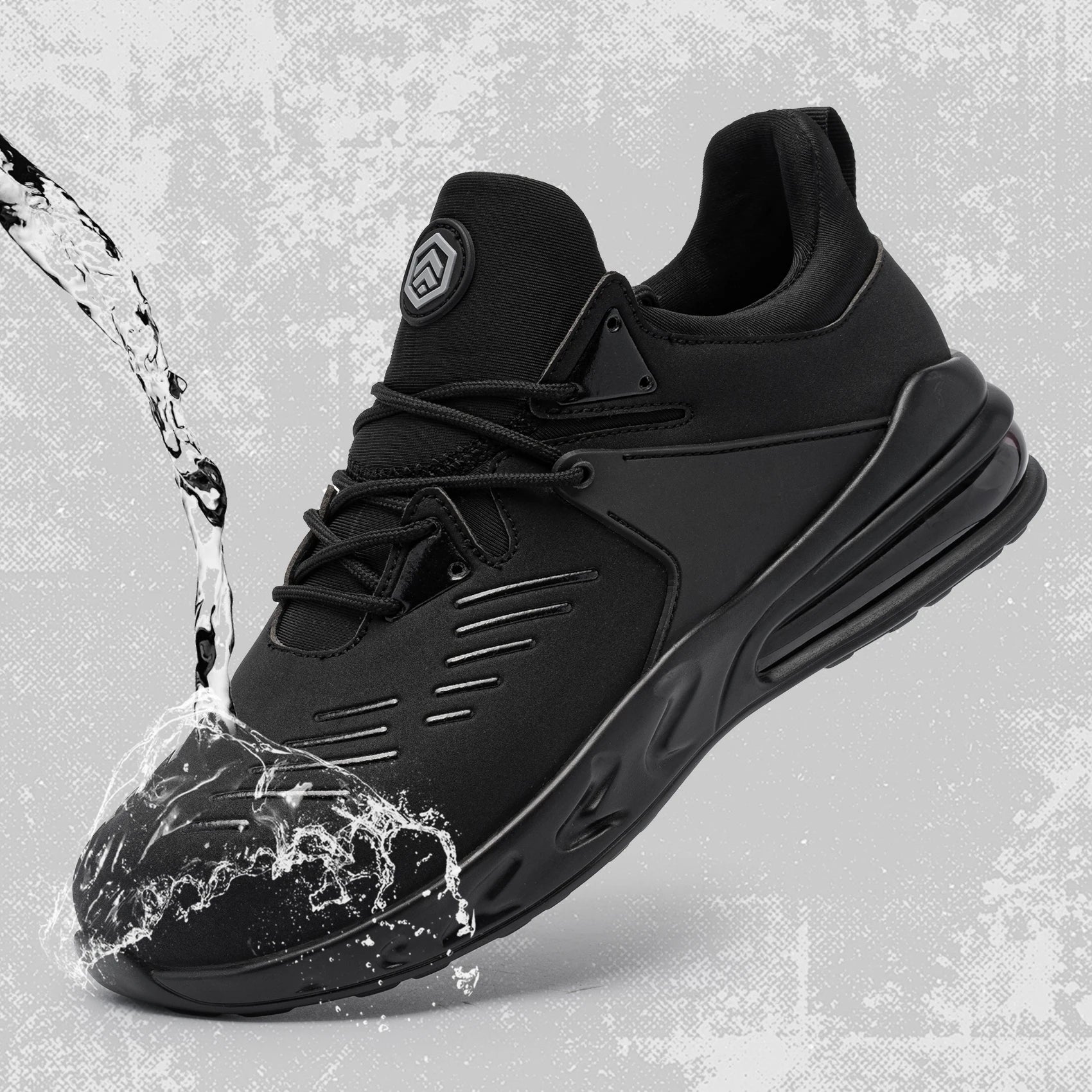 Steel Toe Work Shoes Waterproof  Shock proof Construction Sneaker
