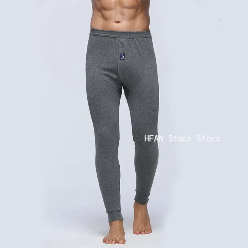 Winter Men's warm underwear cotton leggings Tight Men Long Johns Plus Size Warm Underwear Man thermal underwear for men