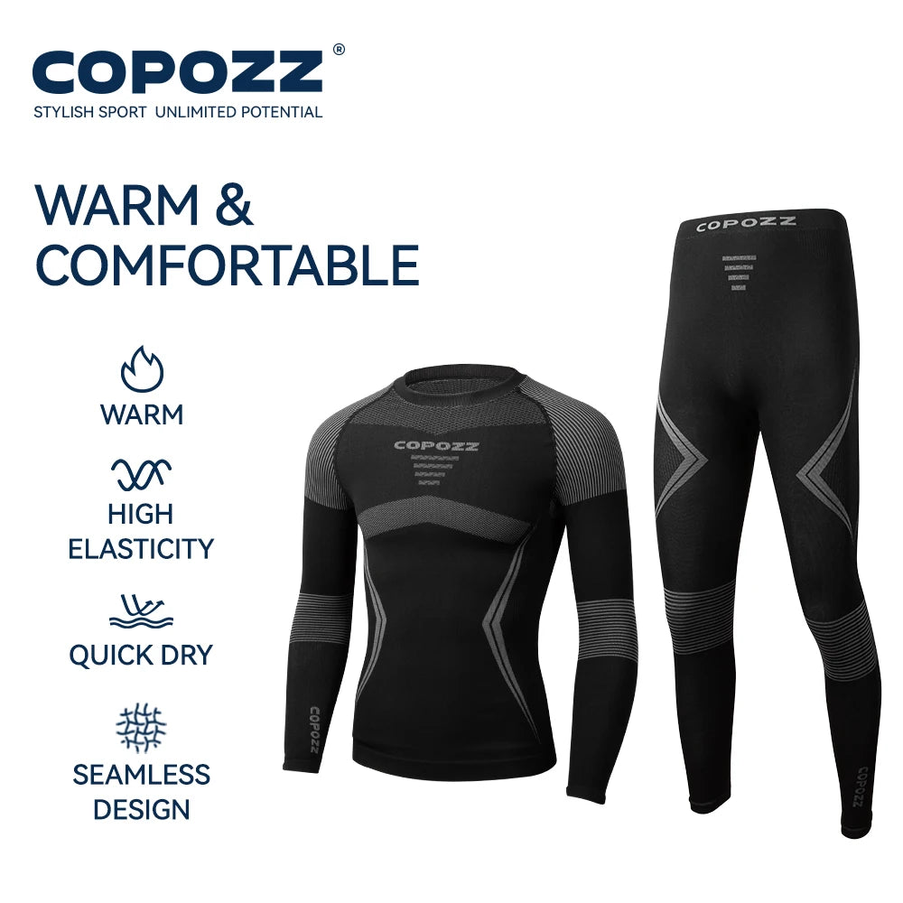 Thermal Underwear Sets Quick Dry