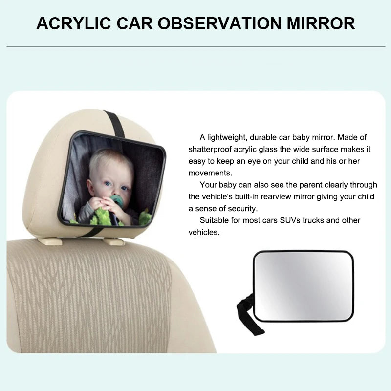 Seat Baby Mirror Adjustable Wide Angle Seat