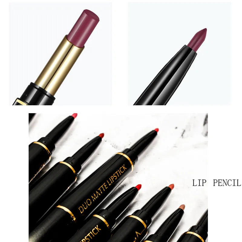 Double Ended Matte Lipstick Long Lasting