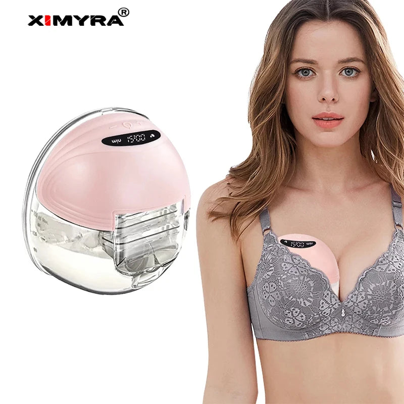 XIMYRA S21 Portable Breast Pump Wearable Breast Pumps Hands-Free Milk Extractor Wireless  Automatic Milker Accessories BPA Free