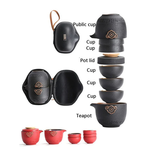 Tea Cups of Tea Ceremony Tea Travel Tea Set