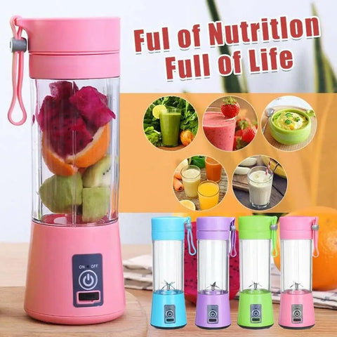 Electric 6 Blades Juicer Cup Machine Mini 380ml