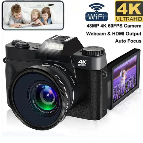 4K Digital Camera For Photography and Videography