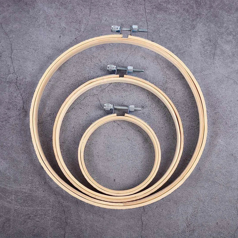 1PC 8-23cm Round Embroidery Hoops