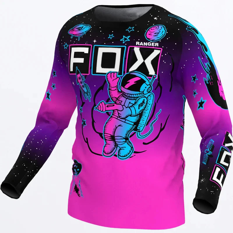 2024 Racing Downhill Jersey Mountain Bike Motorcycle Cycling Crossmax Shirt Ciclismo Clothes for Men MTB Jersey MX Ranger Fox DH