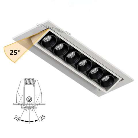 Dimmable mini LED sky lights COB downlights Spotlights AC110V-220V grille lights line lights living room interior lighting bulbs