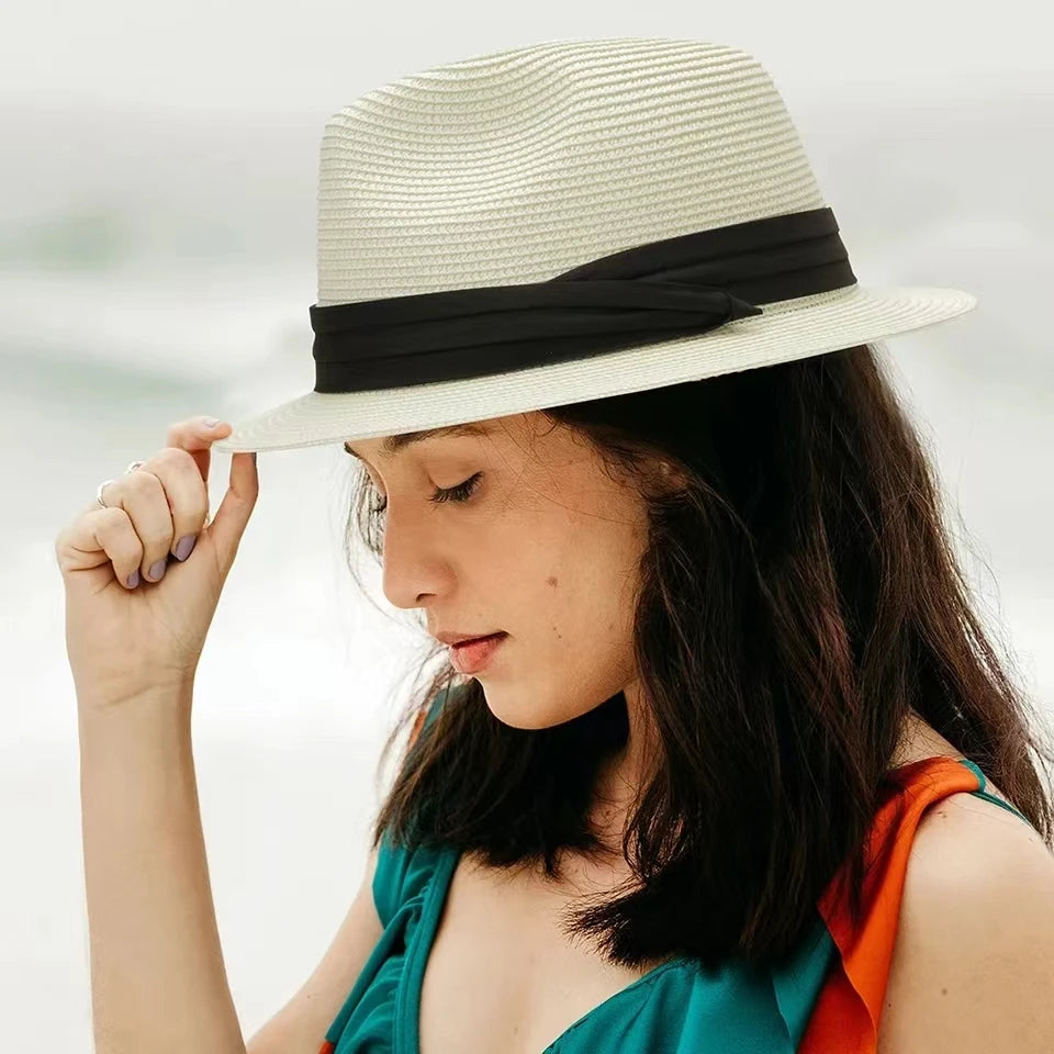 Men Women Sun Hat Big Size Big Head Trilby Hats