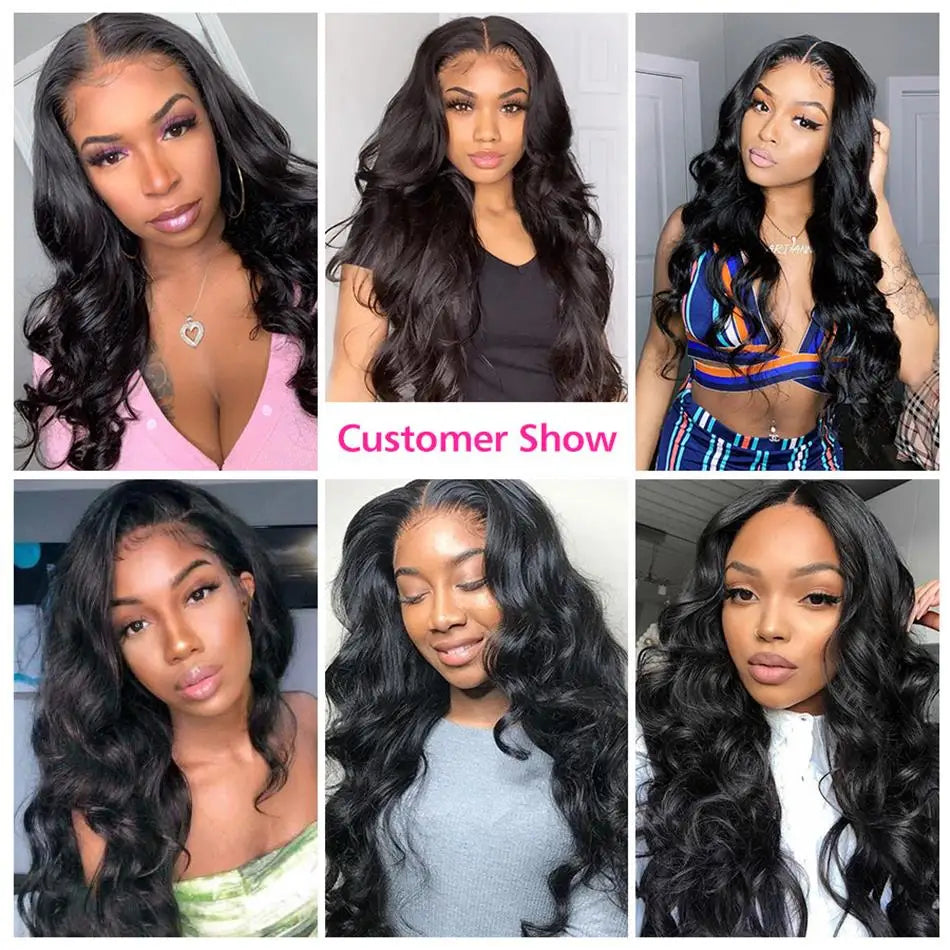 AliPearl Hair Body Wave 3 Bundles Peruvian Hair Weave Bundles 8''-24'' Human Hair 4 Bundles Natural Color Remy Hair Extension