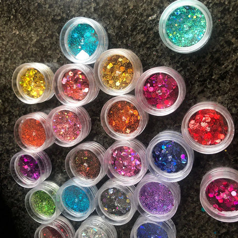 Christmas Holographic Chunky Glitter Sequins