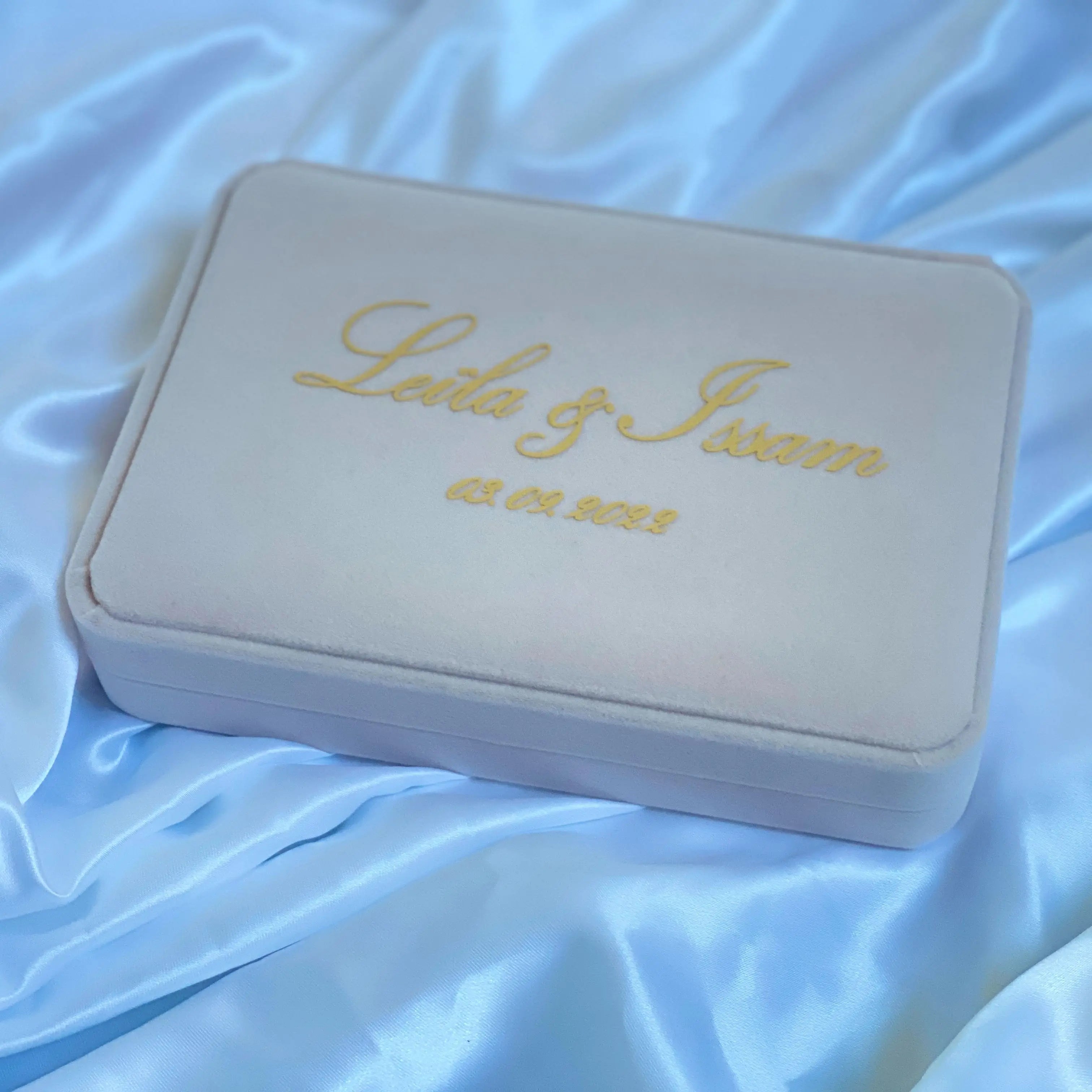 Personalise Flannel Jewelry Box