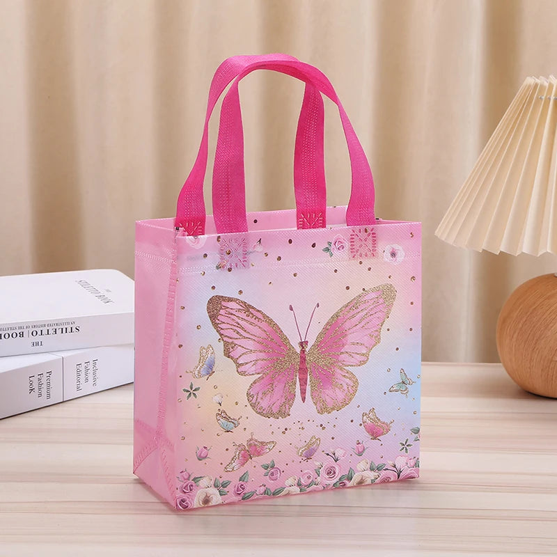 Butterfly Gifts Bag Kraft Paper Cupcake Packaging