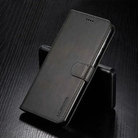 Leather Wallet Case for S24 S23 S22 S21