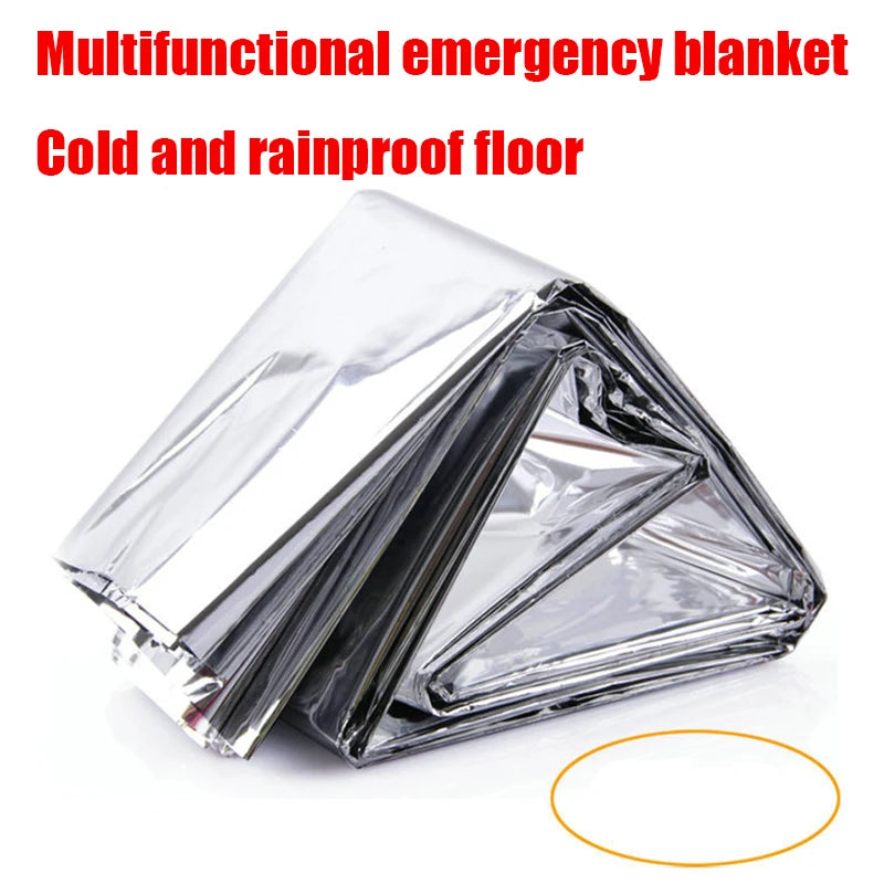 Emergency Blanket Outdoor Survive First Aid Rescue Kit