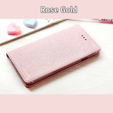 Silk Pattern Leather Case For Samsung Galaxy S23 S22 S21 S20 FE S10 S9 S8 Ultra Note 10 Plus 9 8 PU Flip Wallet Magnetic Cover