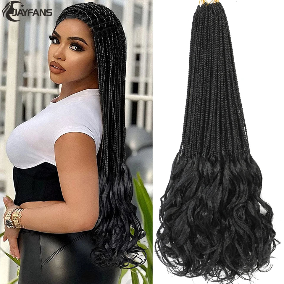 Ombre French Curly Crochet Braids 613 350 Color French Curly Crochet Braiding Hair Pre Looped Goddess Box Braids 16 Strands/Pack