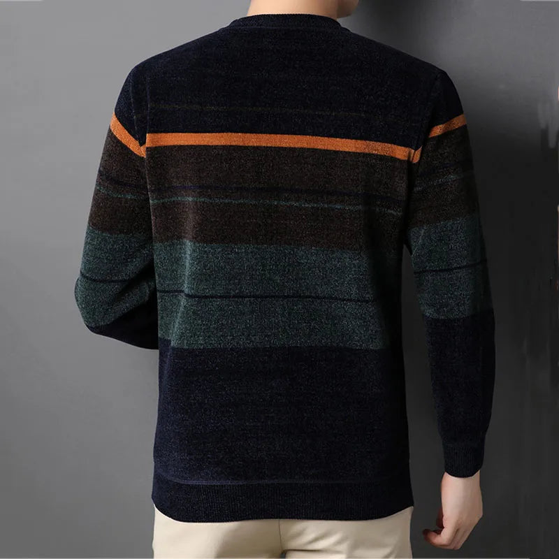 Men Long Sleeve Autumn and Winter Warm Clothing Multi-color