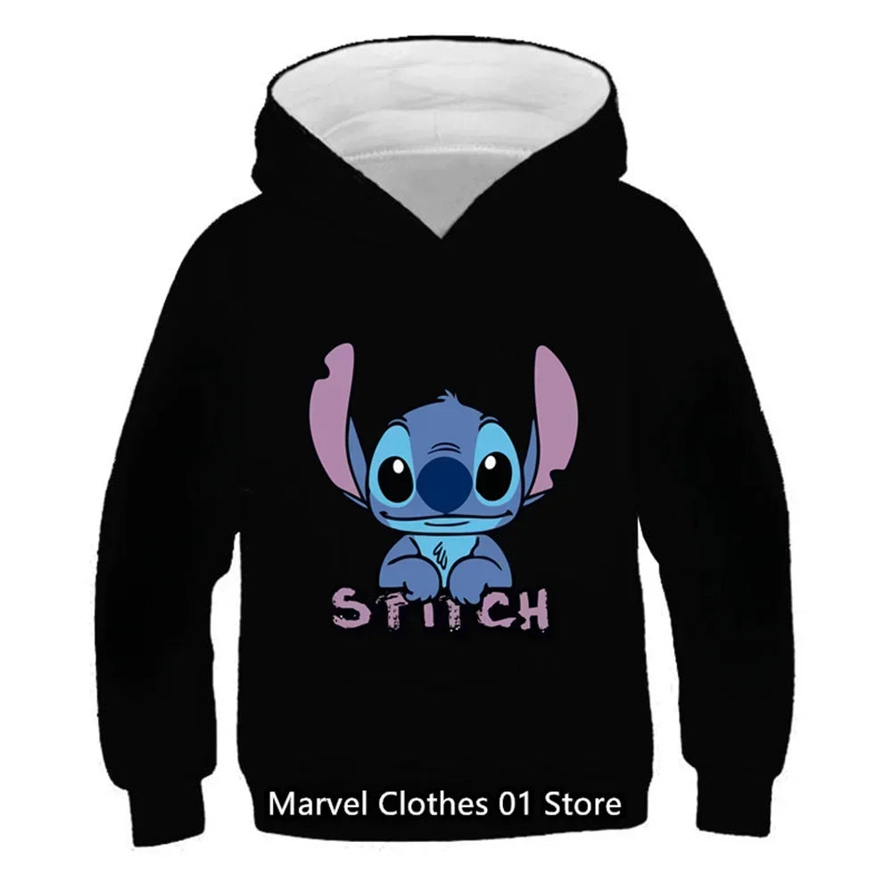 Children Hoodies Letter Cotton Kawaii Sweatshirt