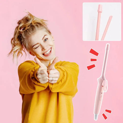 Stylish Wool Curling Iron Anti-Scalding Safe Simple Iron Curling Tool Curls Hair Operation Curler Wool 9MM Hairstyling E7D3