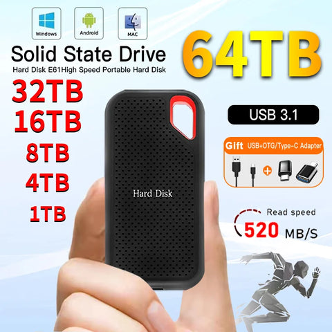 Laptop/Desktop/Phones/mac Mobile Hard Disk HDD Storage