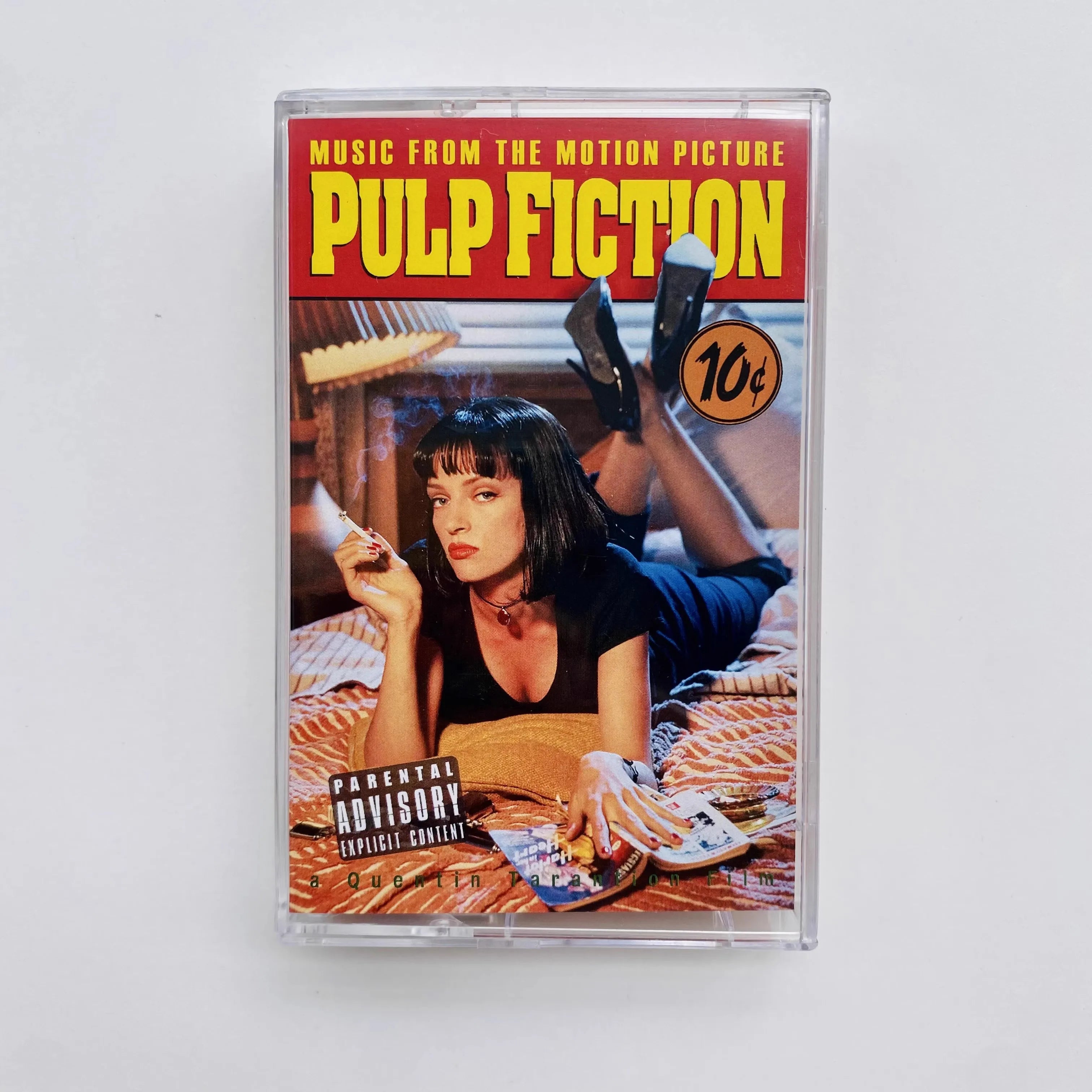 Classic Pulp Fiction Music Tape Mia Butch Vincent Vega Album Cosplay Cassettes Soundtracks Box Car Walkman Tape Party Music Gift