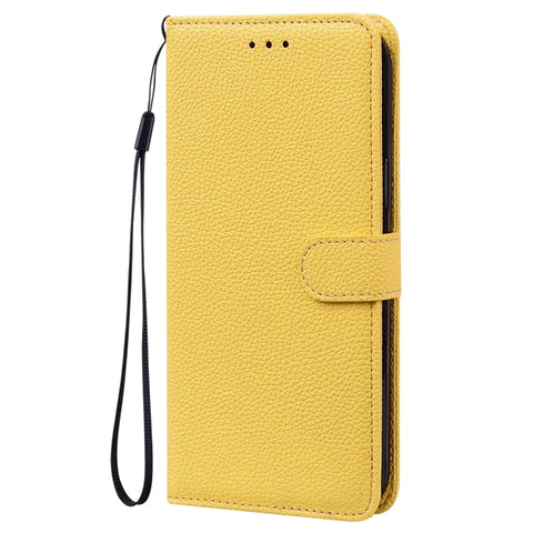 Flip Case for Samsung Galaxy S22 S21 S20 S10 S9 S8 Plus Lychee Pattern PU Leather Wallet Case for Galaxy S20FE S21FE S22 Ultra