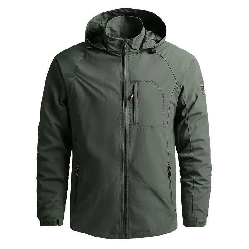 Men Jackets Outdoors Windbreaker Outerwear