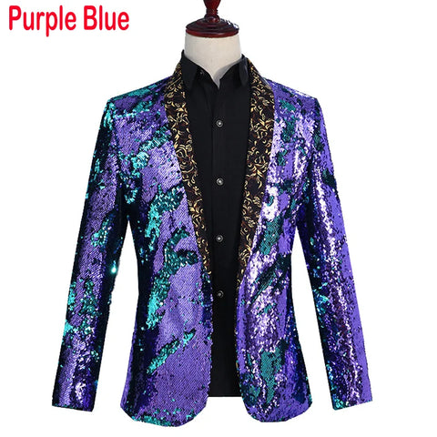 Glitter Blazer Men