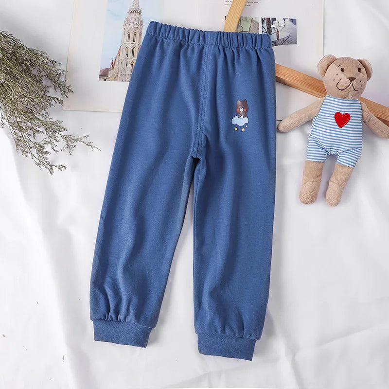 1-5Y Baby Boys Girls Pants Autumn Warm Toddler