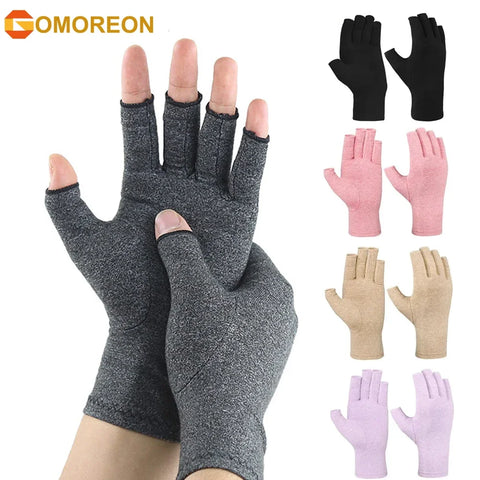 Rheumatiod, Tendonitis, Fingerless Hand Thumb Compression Gloves