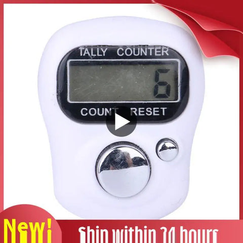 1pcs Small Mini Counter LED Digital Electronic Counter Finger Ring Key Counter Measurement & Analysis Instruments Tool